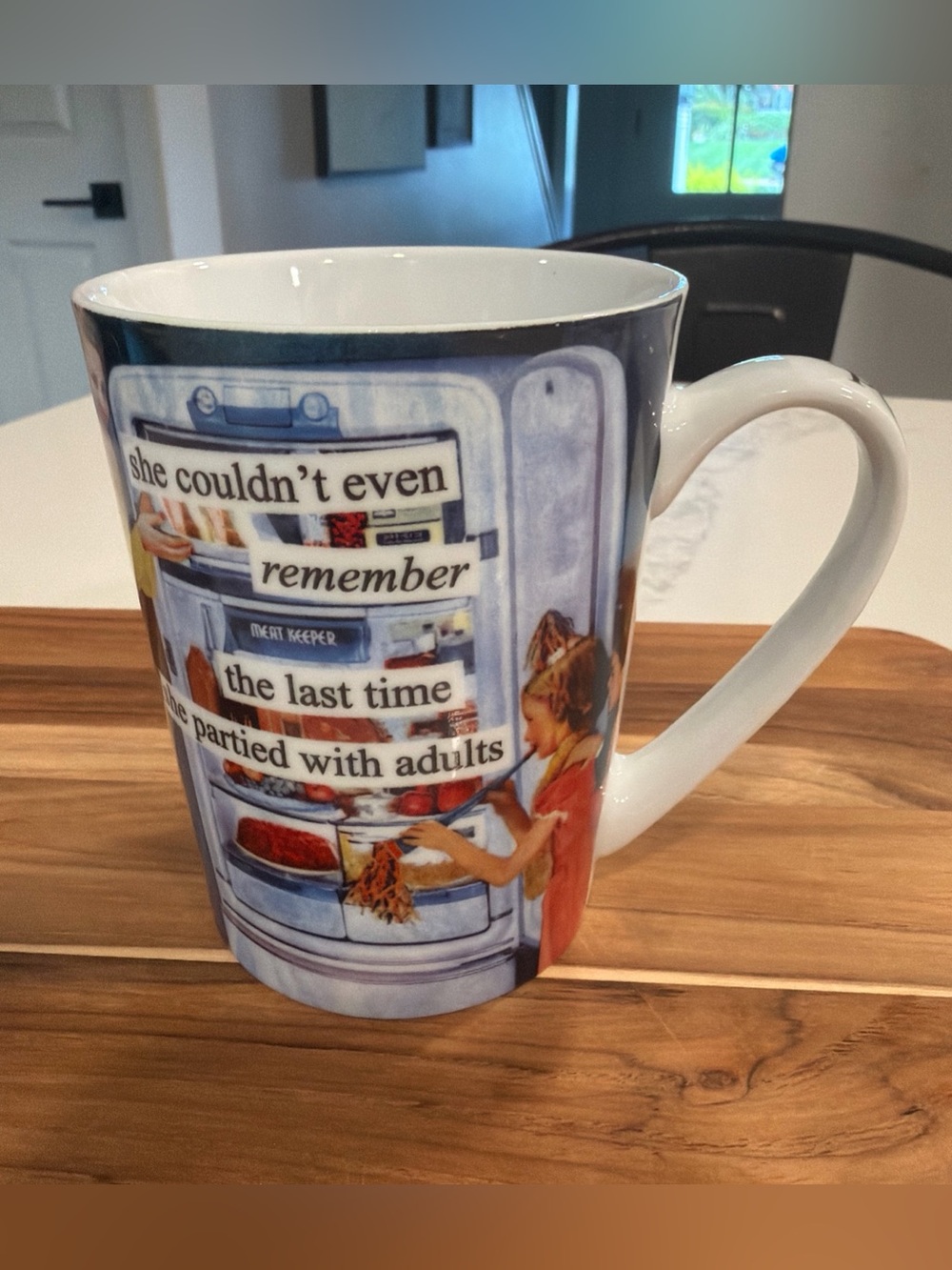 ANNE TAINTOR COFFEE TEA MUG CUP - PARTIED WITH ADULTS COLLECTIBLE MUG
